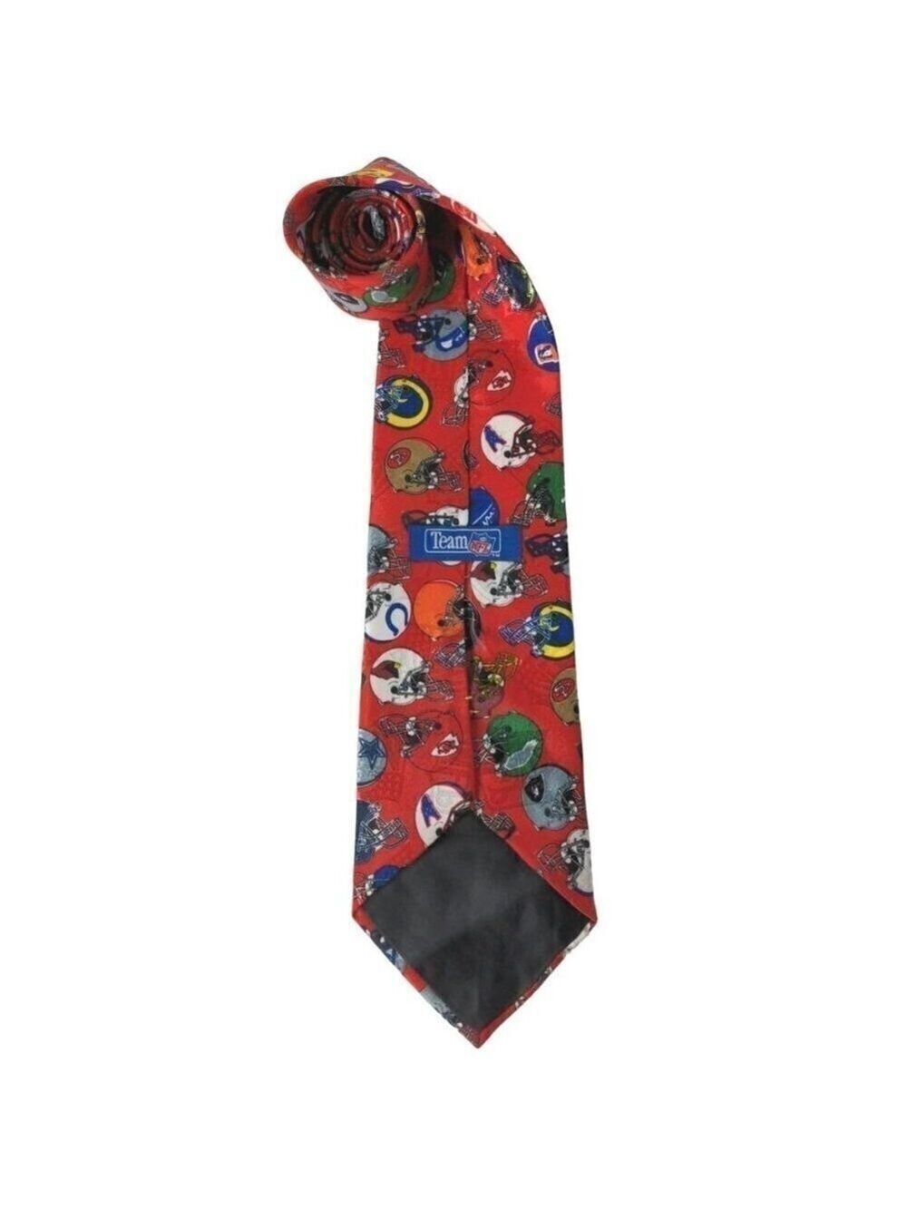 NFL Team Logos Football Helmets Necktie Packers Colts Raiders Cardinals - Picture 5 of 7